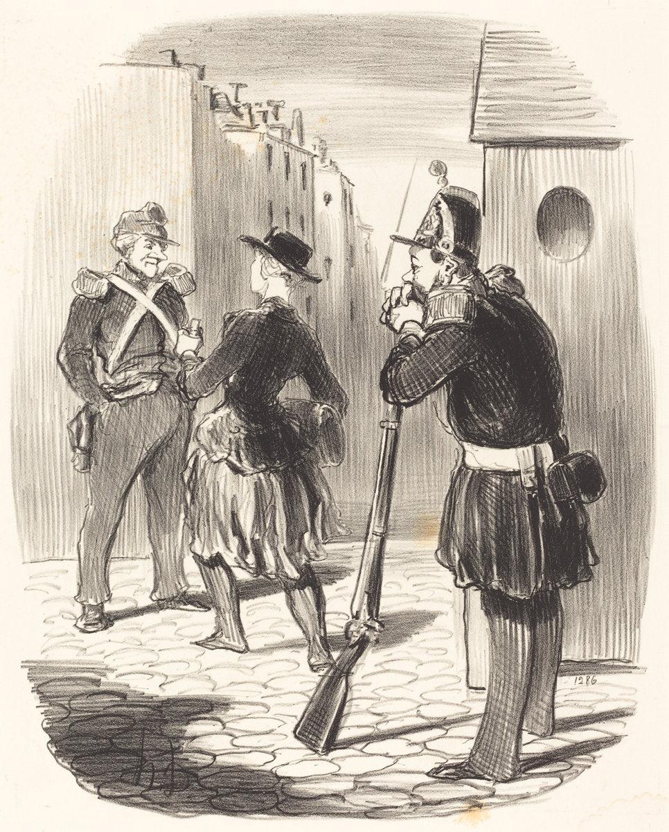 Ce satané Pigochard... by Honoré Daumier (French, 1808 - 1879), 16X12"(A3)Poster Print