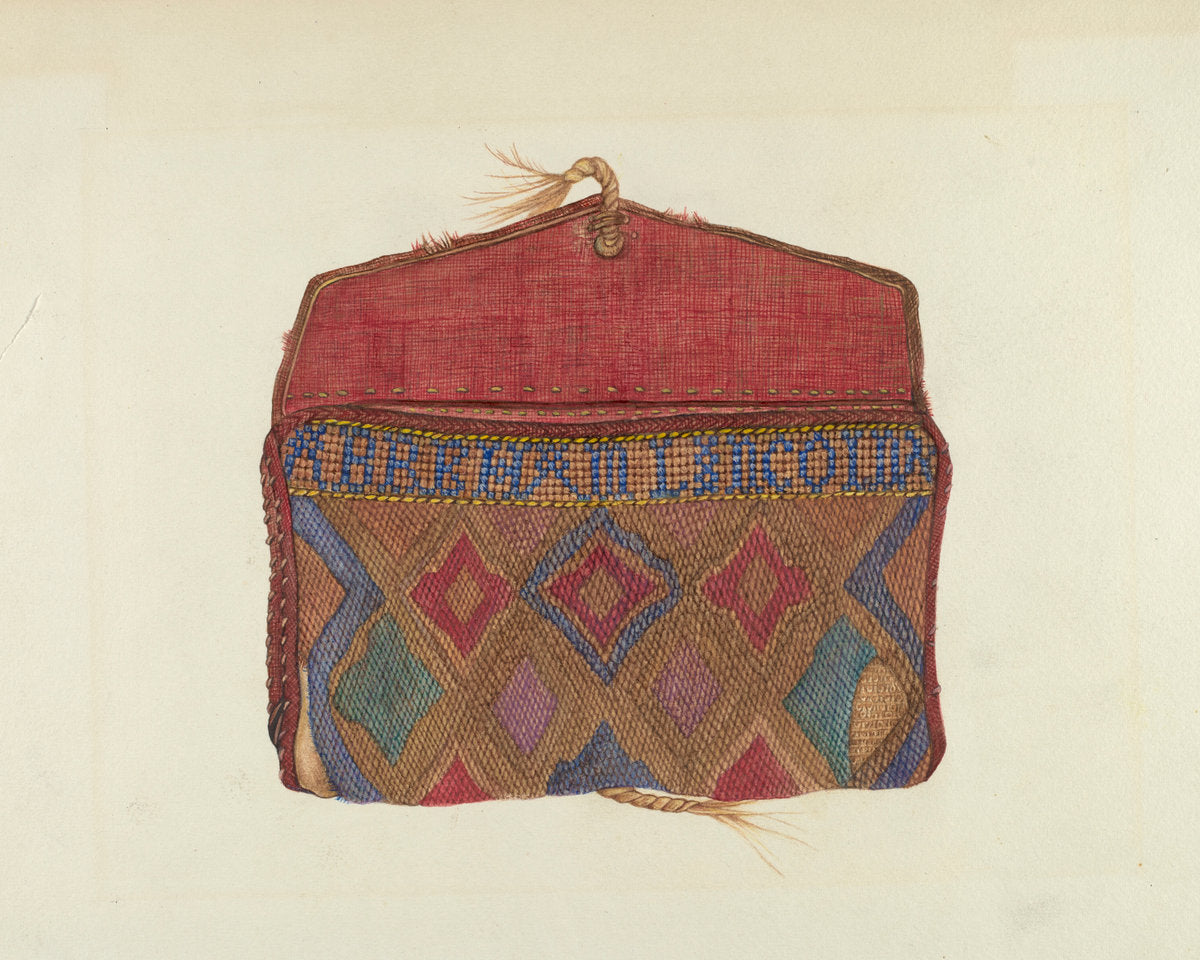 Pocketbook by Norma Lockwood (American, active c. 1935), 16X12"(A3)Poster Print