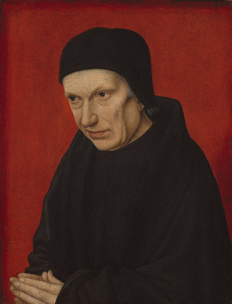 c. 1480 by French 15th Century (Portrait of an Ecclesiastic), 16X12"(A3)Poster Print