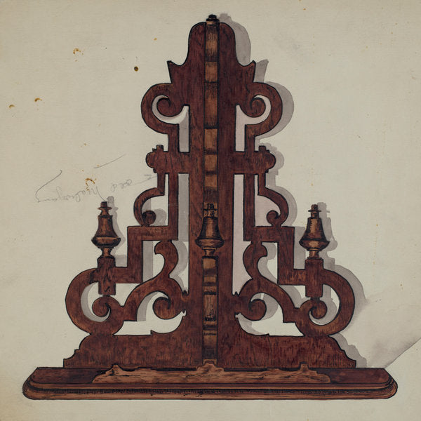 Mahogany Shelf by Marie Lutrell (American, active c. 1935), 16X12"(A3)Poster Print