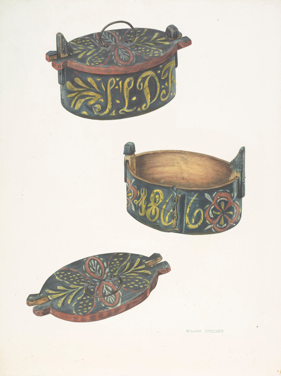 Butter Box by William Spiecker (American, active c. 1935), 16X12"(A3)Poster Print
