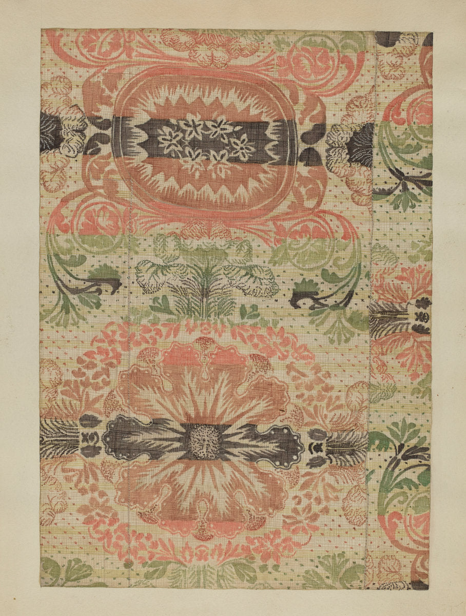 Ingrain Carpet by Dorothy Lacey (American, active c. 1935), 16X12"(A3)Poster Print