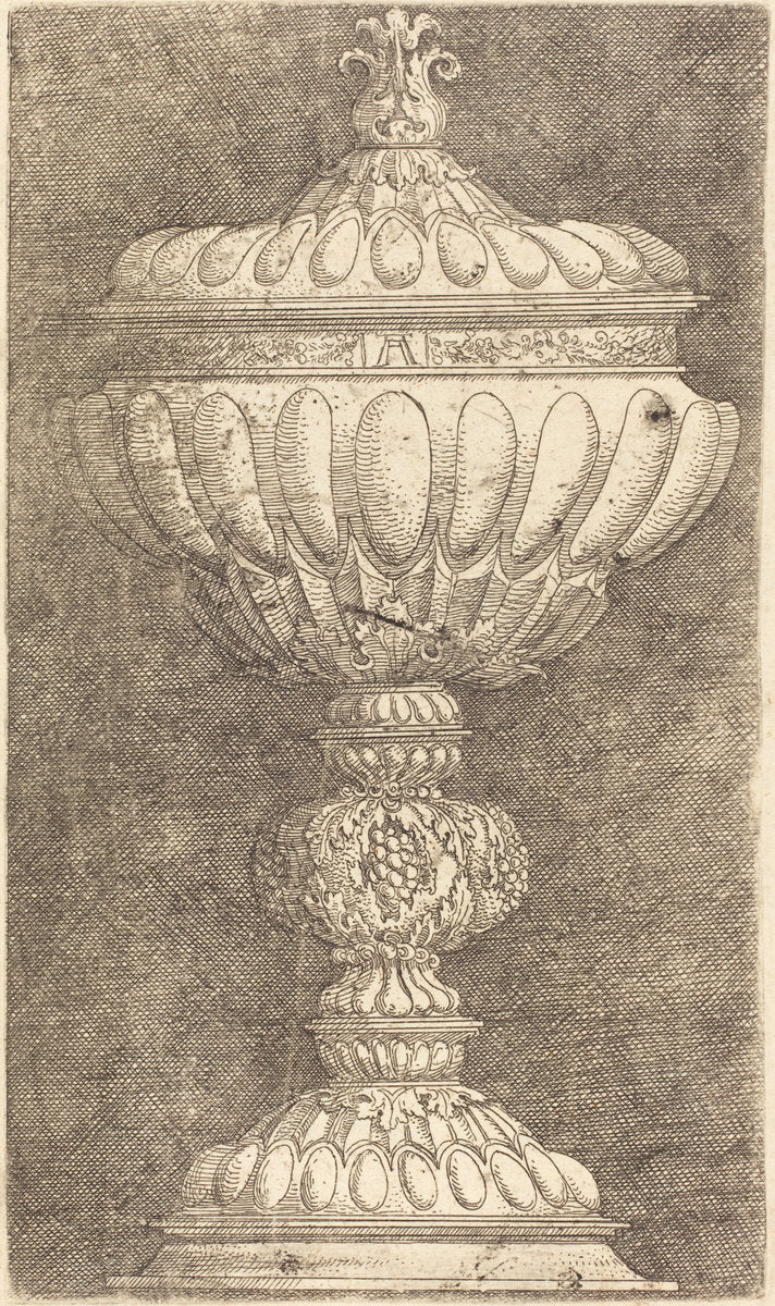 Goblet with Pomegranate on the Knob by Albrecht Altdorfer (German, 1480 or before - 1538), 16X12"(A3)Poster Print