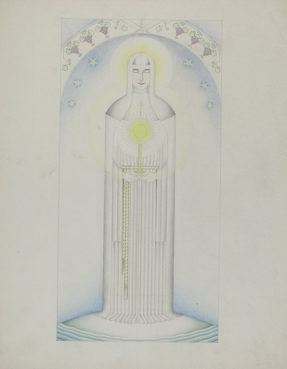 1935/1942 by American 20th Century (Santa Clara de Asis), 16X12"(A3)Poster Print