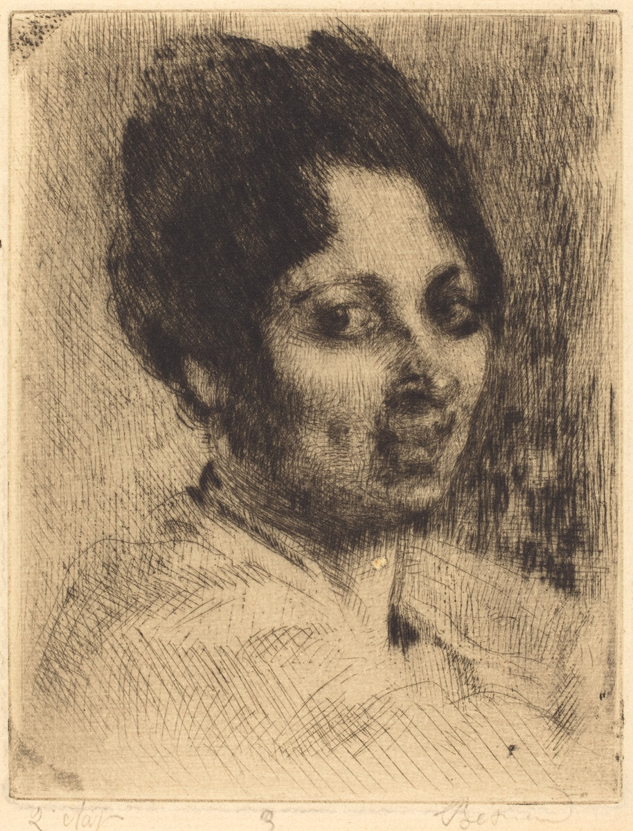Peppina by Albert Besnard (French, 1849 - 1934), 16X12"(A3)Poster Print