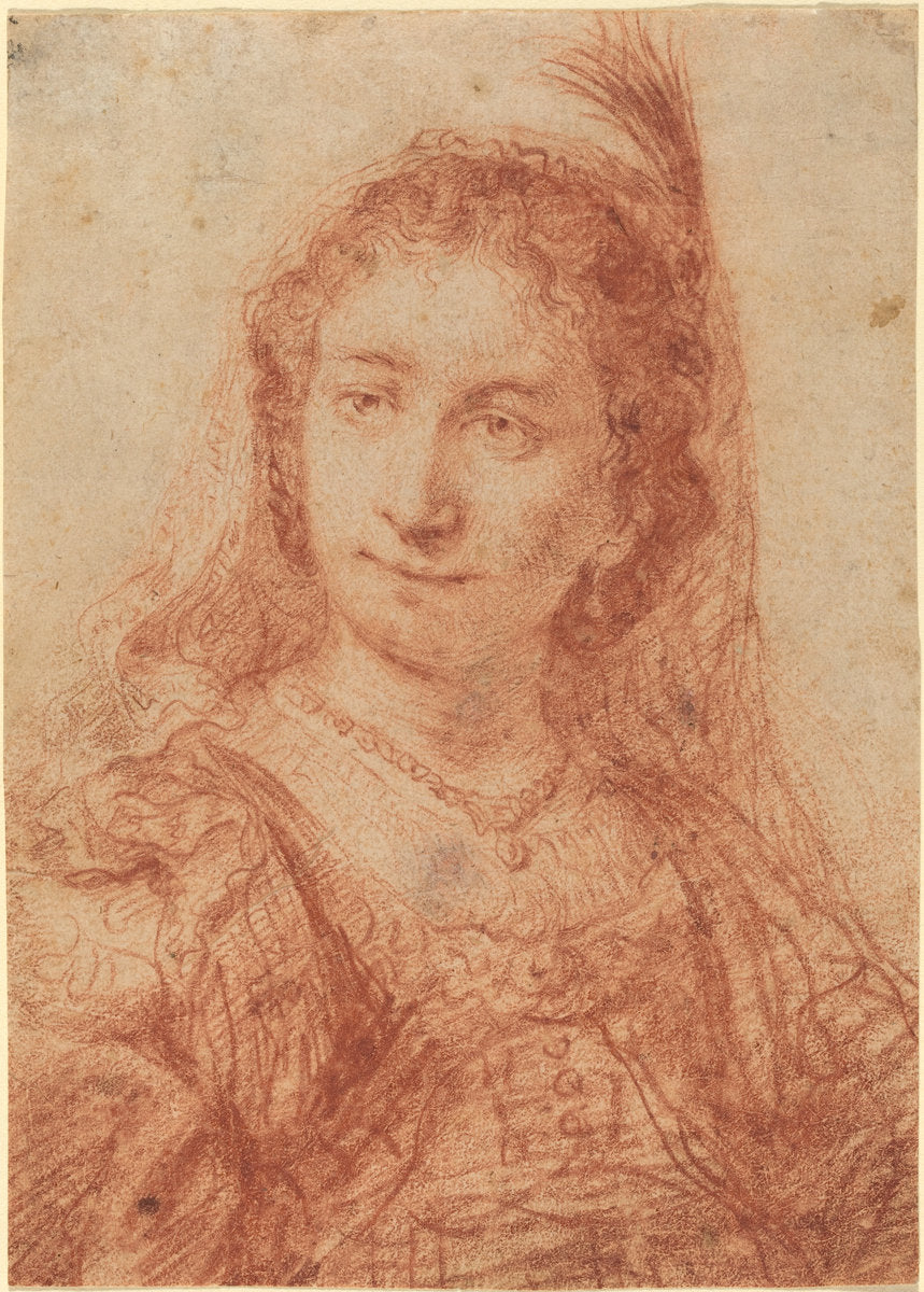 Saskia by Govaert Flinck (Dutch, 1615 - 1660), 16X12"(A3)Poster Print