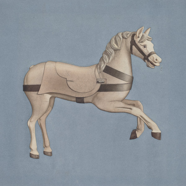 Carousel Horse by Henry Murphy (American, active c. 1935), 16X12"(A3)Poster Print