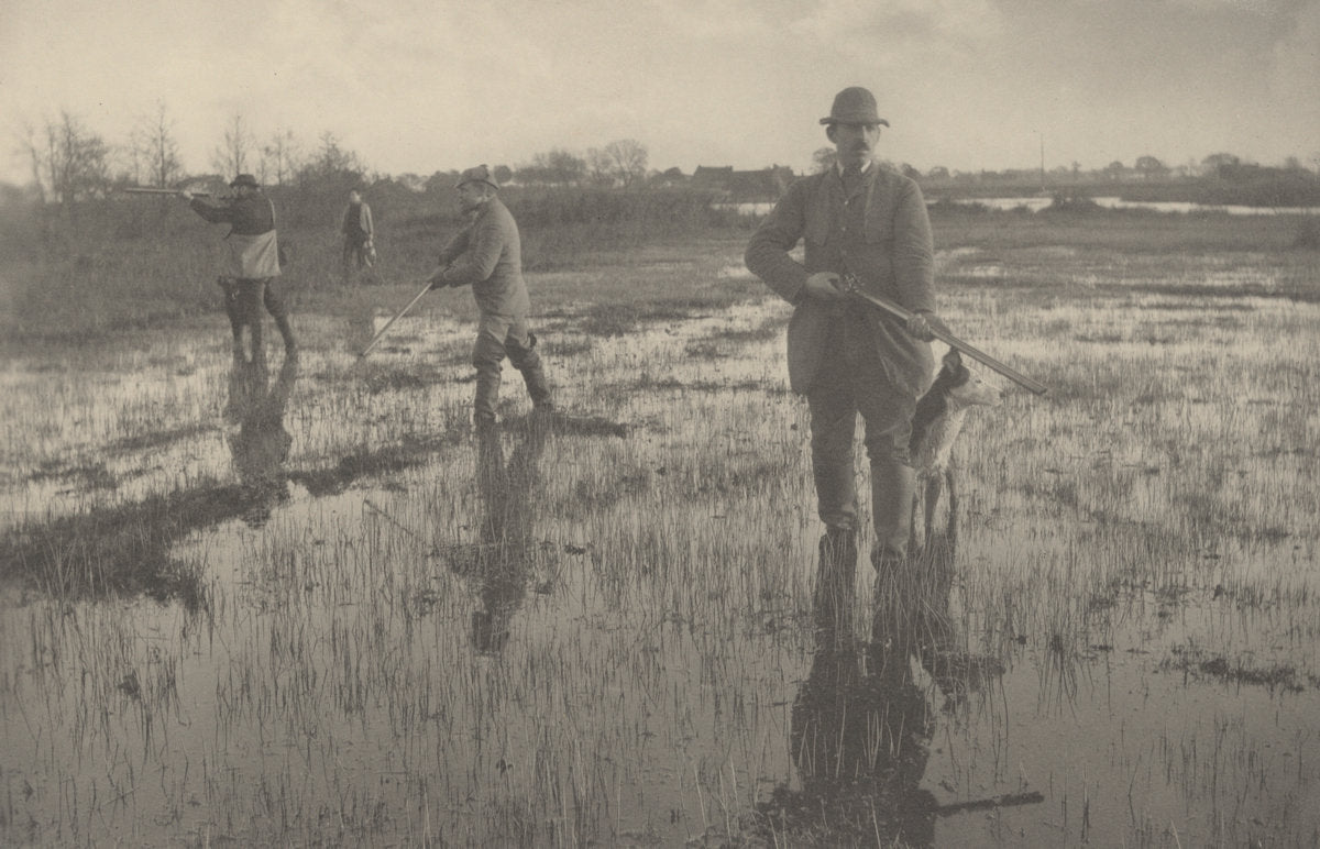 Snipe-Shooting by Peter Henry Emerson and T.F. Goodall (British, born Cuba, 1856 - 1936), 16X12"(A3)Poster Print