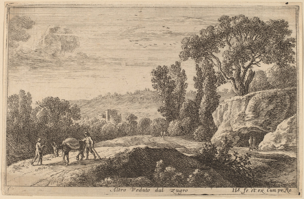 Second View of Zugro by Herman van Swanevelt (Dutch, c. 1600 - 1655), 16X12"(A3)Poster Print