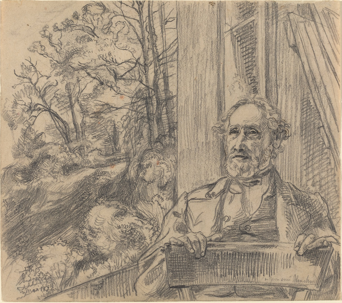 Jacob Meyer-Heine by Félix Bracquemond (French, 1833 - 1914), 16X12"(A3)Poster Print