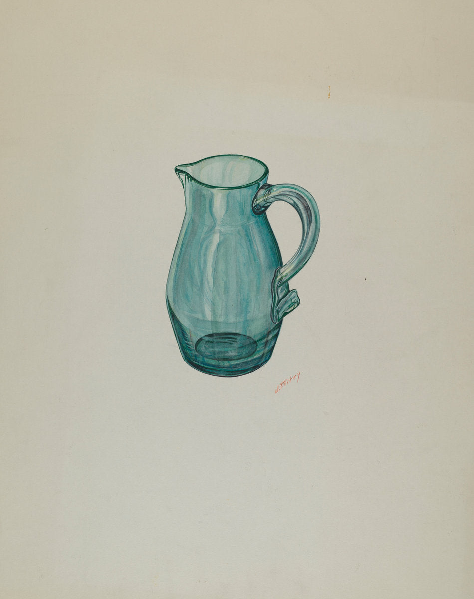 Pitcher by Joseph Mitry (American, active c. 1935), 16X12"(A3)Poster Print