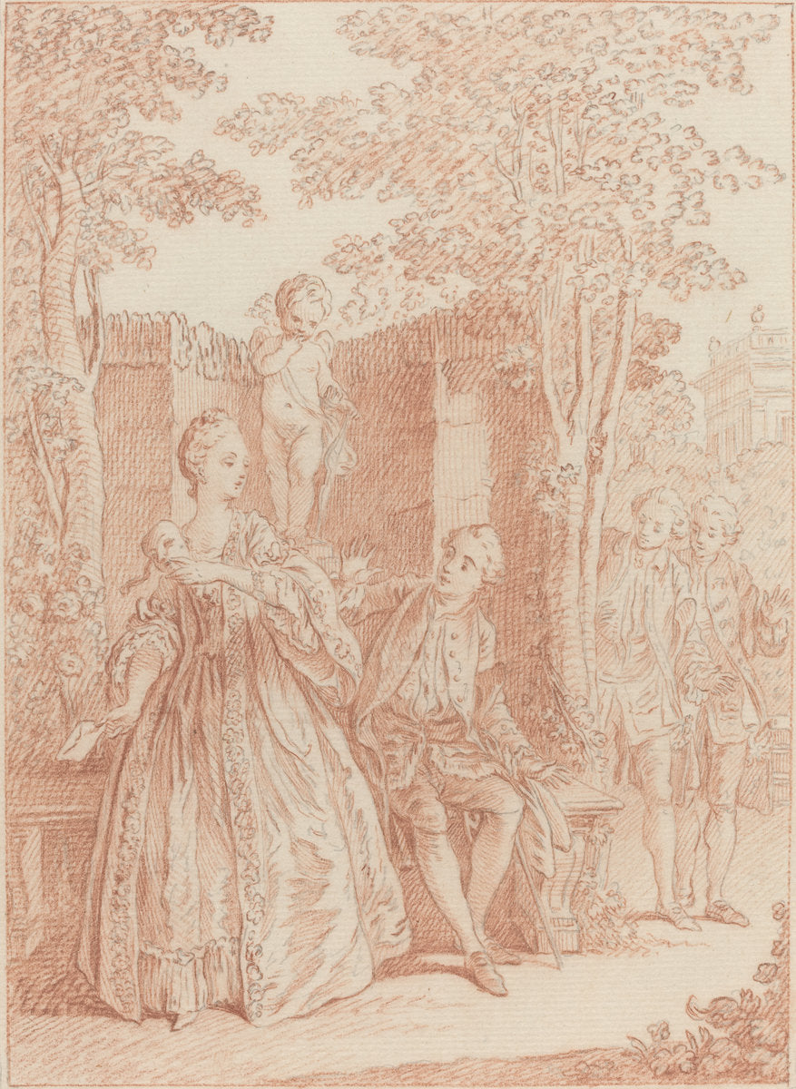 Oui, je la connais Traitre, et je connais ton Coeur by Hubert François Gravelot (French, 1699 - 1773), 16X12"(A3)Poster Print