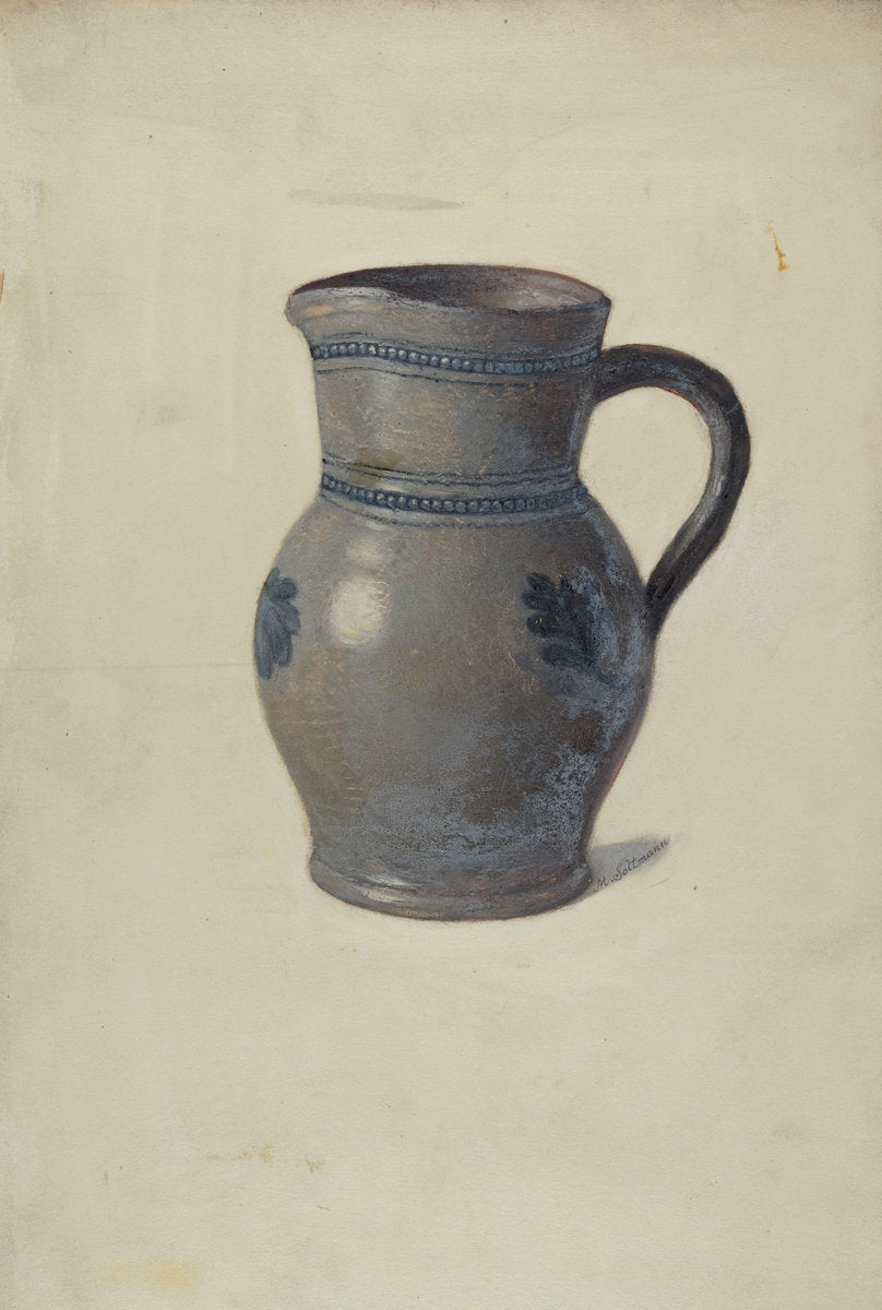Pitcher by Max Soltmann (American, active c. 1935), 16X12"(A3)Poster Print