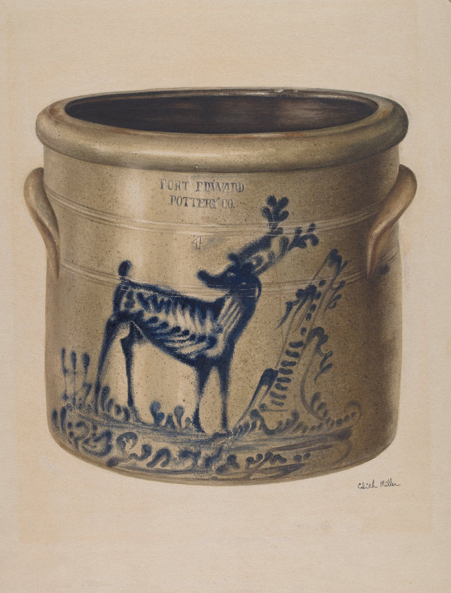 Crock by Edith Miller (American, active c. 1935), 16X12"(A3)Poster Print