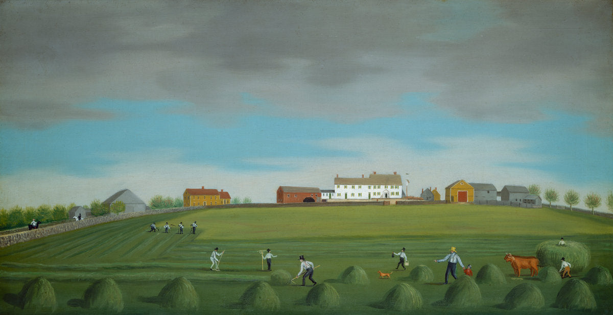 Ralph Wheelock's Farm by Francis Alexander (American, 1800 - 1880), 16X12"(A3)Poster Print