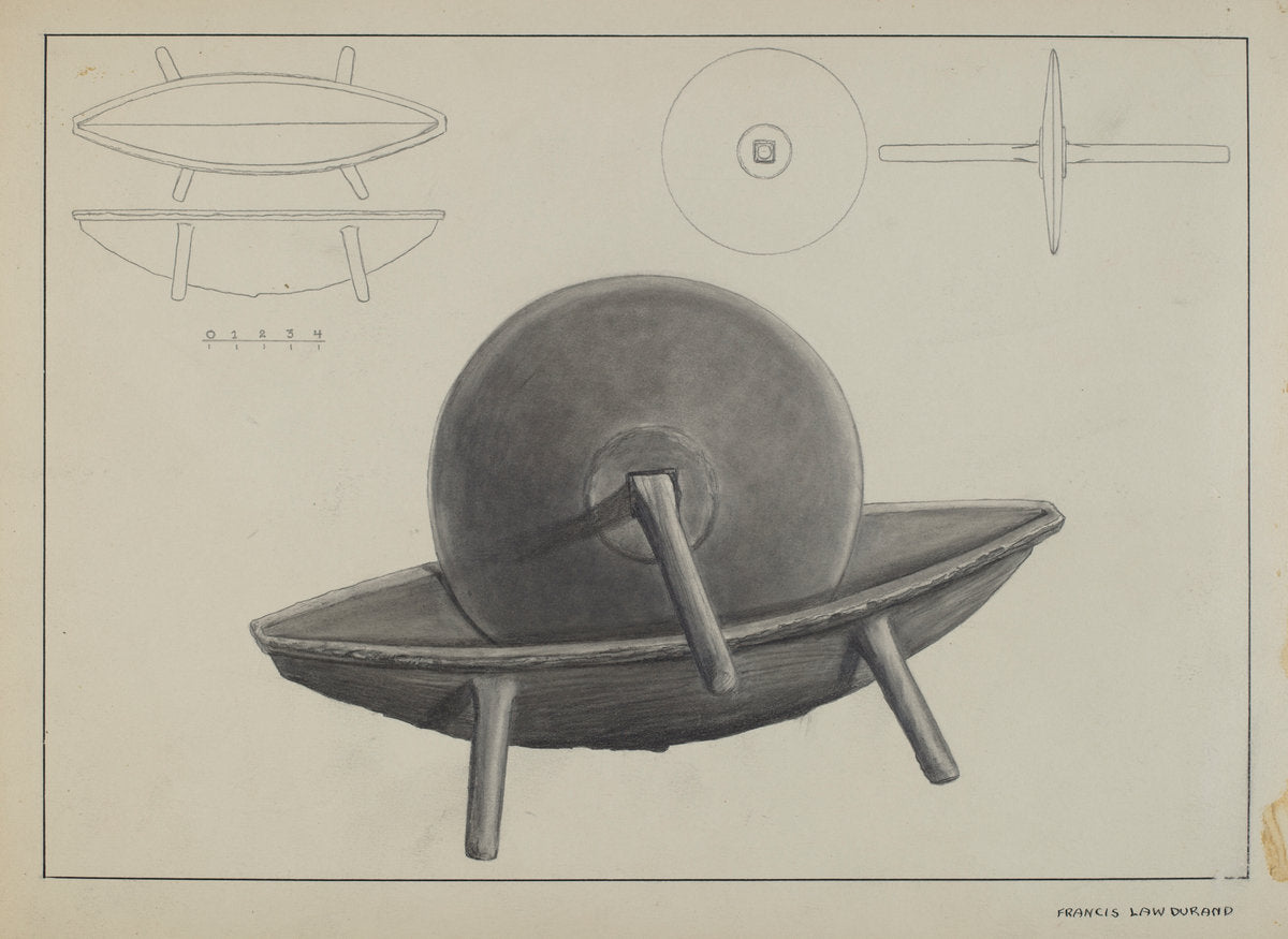 Spice Grinder by Francis Law Durand (American, active c. 1935), 16X12"(A3)Poster Print