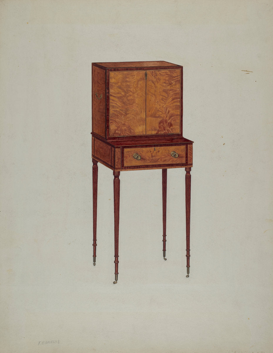 Desk by Francis Borelli (American, active c. 1935), 16X12"(A3)Poster Print