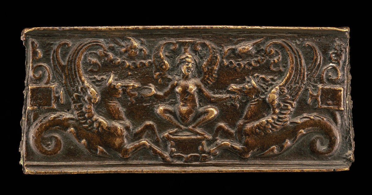 Ornamental Frieze by Moderno (Veronese, 1467 - 1528), 16X12"(A3)Poster Print