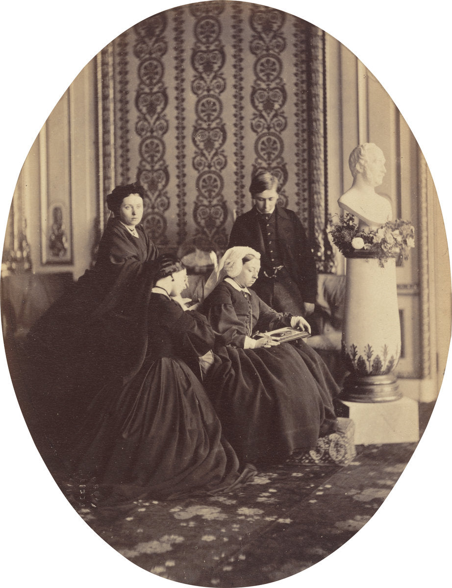 Queen Victoria in Mourning by William Bambridge (British, 1819 - 1879), 16X12"(A3)Poster Print