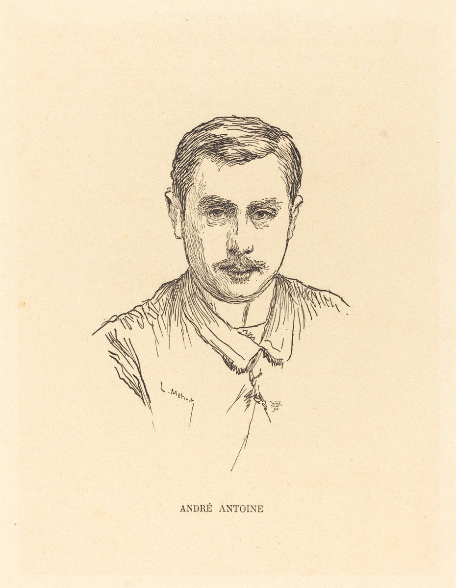 1890s by after Lucien Métivet (André Antoine), 16X12"(A3)Poster Print