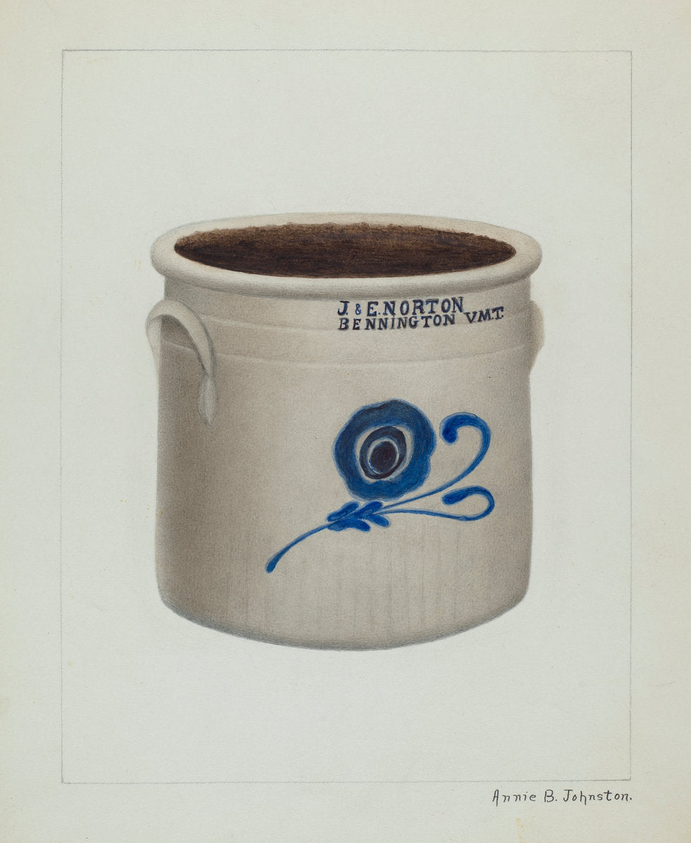 Crock by Annie B. Johnston (American, active c. 1935), 16X12"(A3)Poster Print