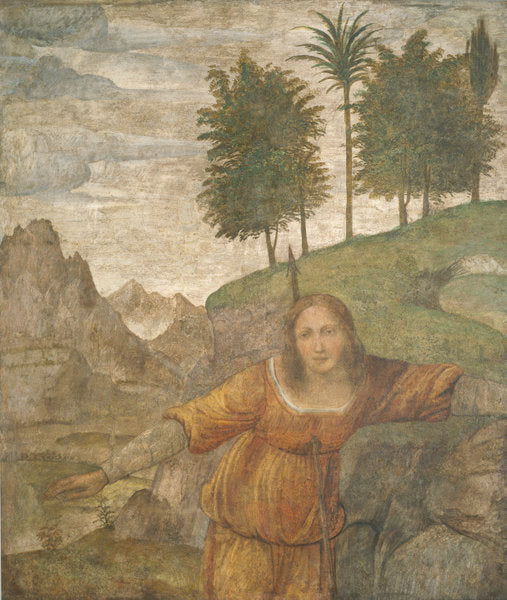 Procris Pierced by Cephalus' Javelin by Bernardino Luini (Italian, c. 1480 - 1532), 16X12"(A3)Poster Print