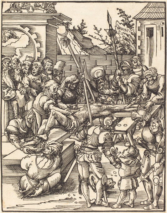 Saint Bartholomew by Lucas Cranach the Elder (German, 1472 - 1553), 16X12"(A3)Poster Print