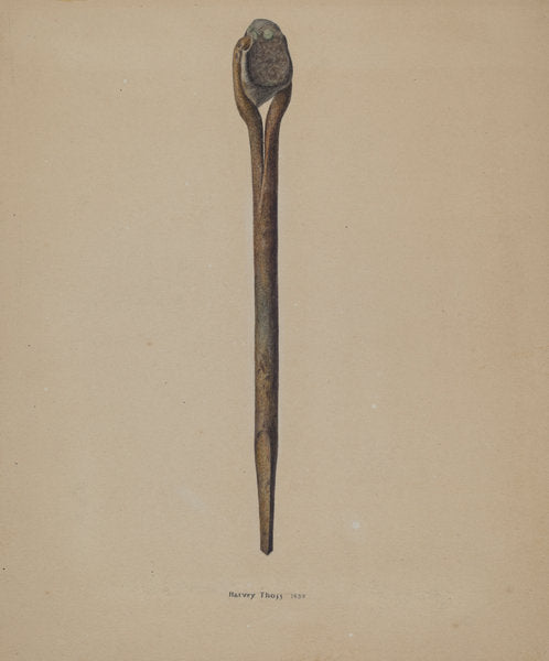 Handmade Soldering Iron by Harvey Thoss (American, active c. 1935), 16X12"(A3)Poster Print
