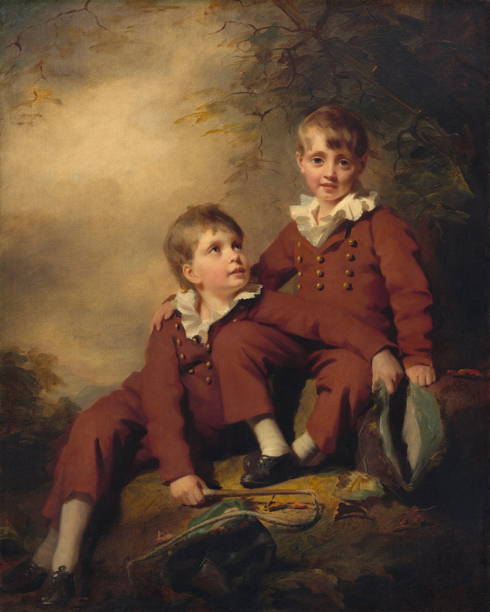 The Binning Children by Sir Henry Raeburn (Scottish, 1756 - 1823), 16X12"(A3)Poster Print