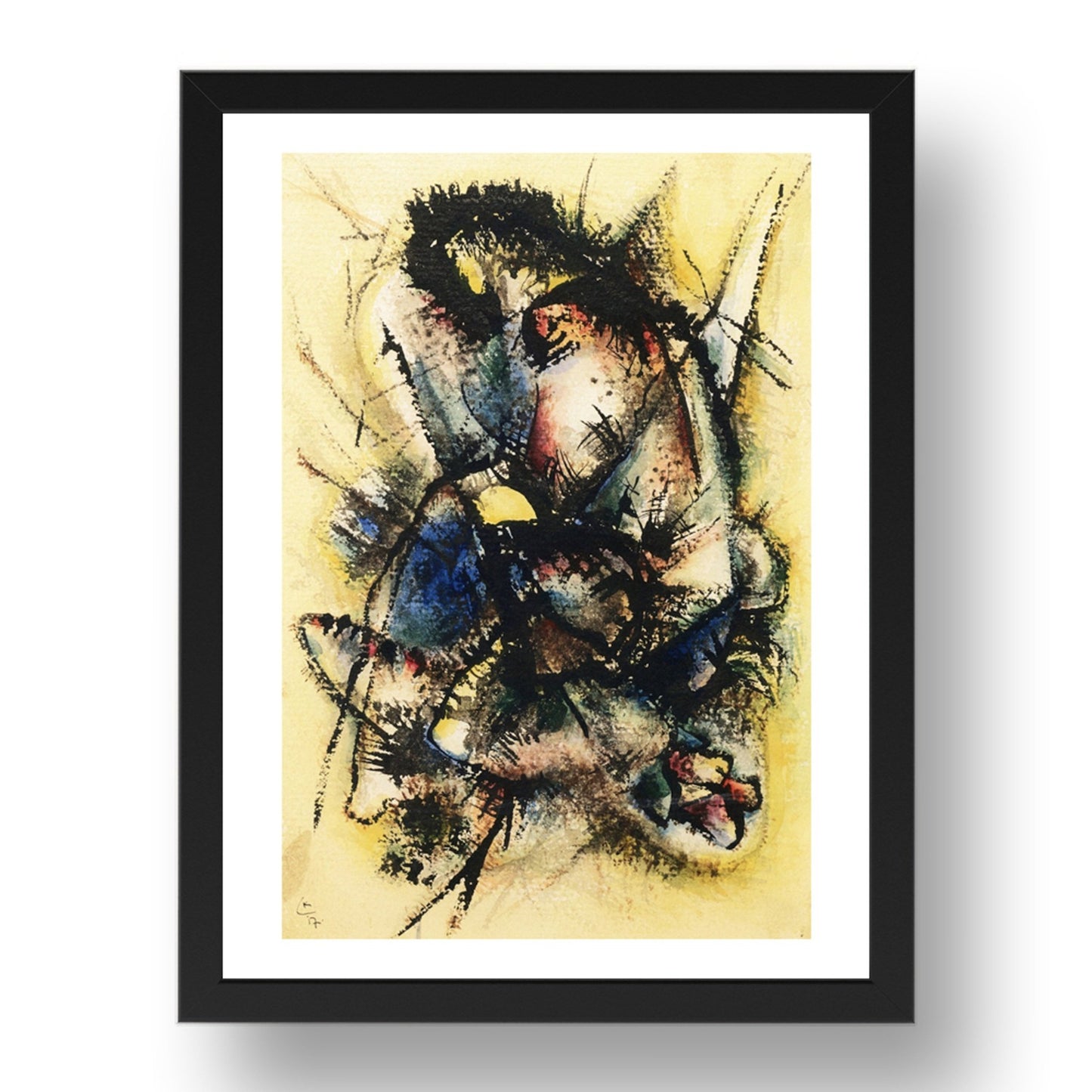 Untitled 1917 by Wassily Kandinsky, 17x13" Frame