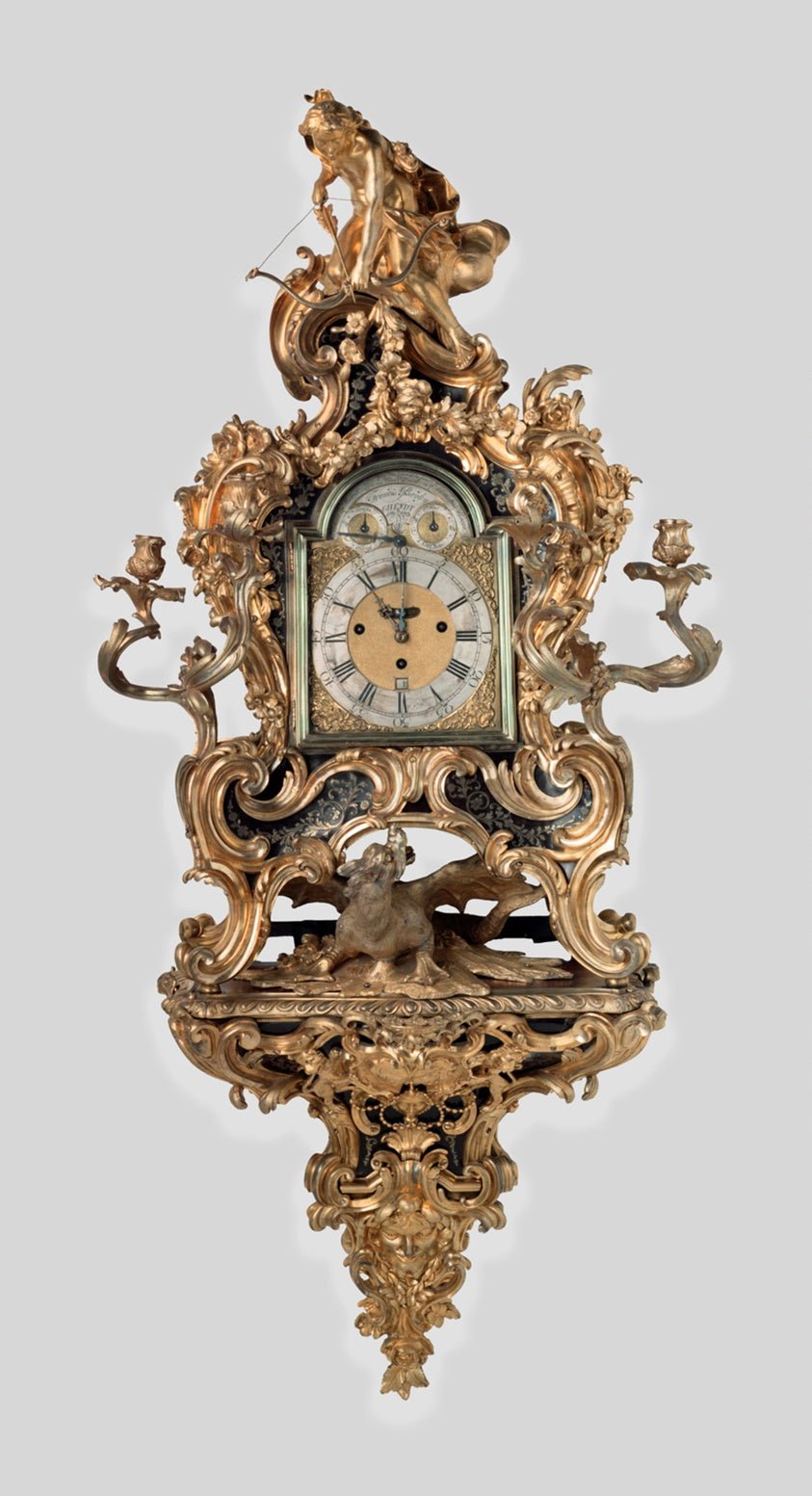 Wall Clock by Case attributed to Jean-Pierre Latz, 23x16"( A2 size ) Poster Print