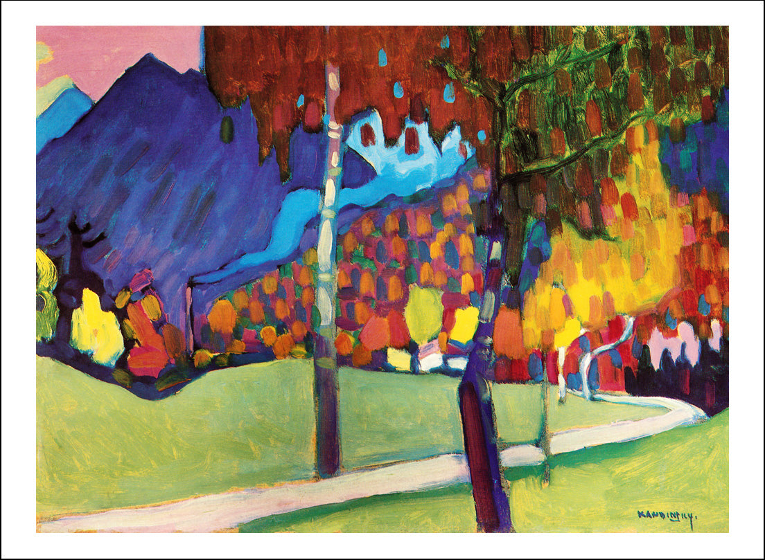 classic vintage art 626 by Wassily Kandinsky, 12x8"(A4) Poster Print