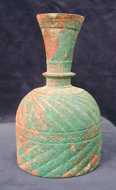 :Bottle with Ribbed Design 11th–12th century-16x12"(A3) Poster
