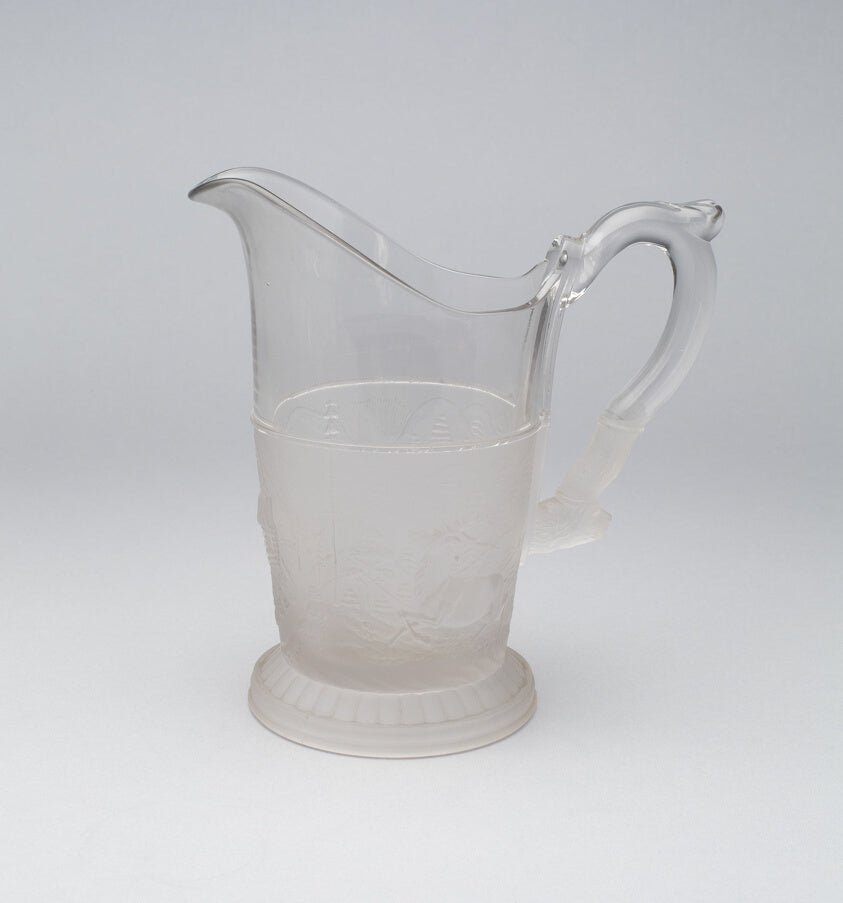 Westward Ho!/Pioneer pattern pitcher by Gillinder and Sons, 1861–c. 1930, 23x16"( A2 size ) Poster Print