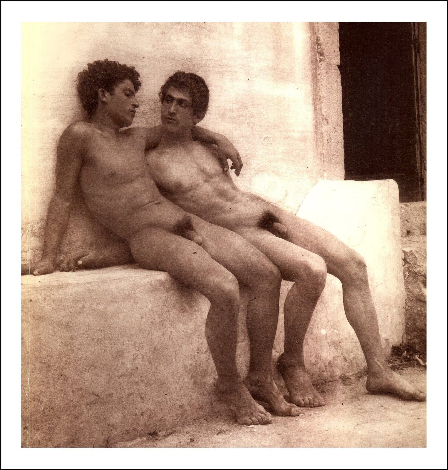 WilhelmVonGloeden-14 by Wilhelm von Gloeden, histoic photo, 12x8" (a4) Poster Print