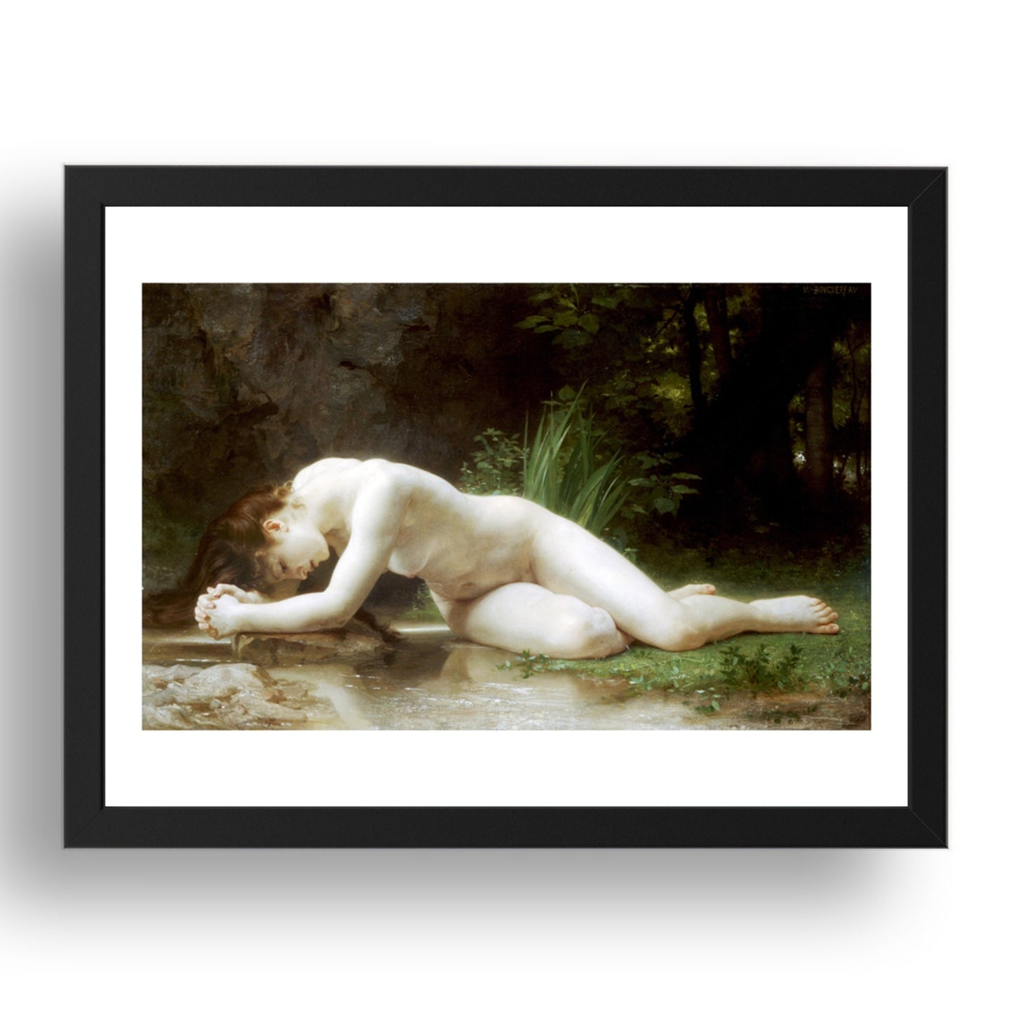 William Adolphe Bouguereau Biblis, vintage art, A3 (16x12") Poster Print