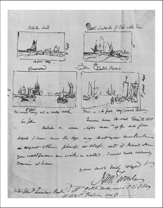 wmt0206 by John Mallord William Turner RA, 12x8"(A4) Poster