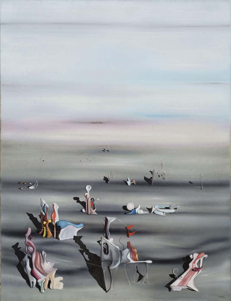 Yves Tanguy - The Furniture of Time, vintage art, modern poster print