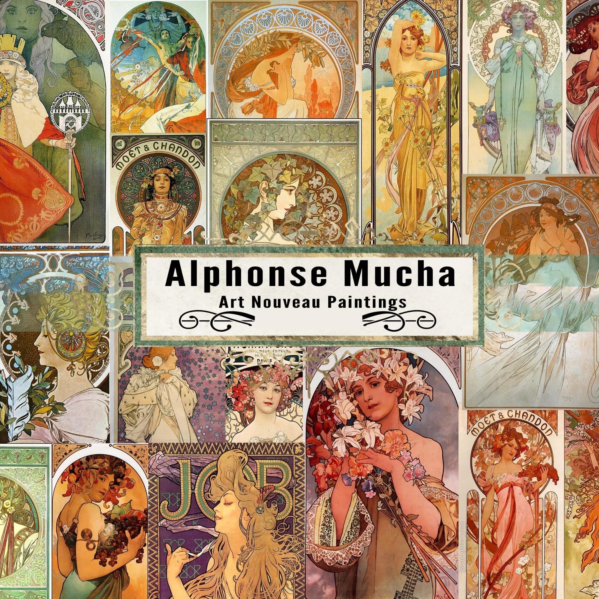 Alphonse Mucha - Period Prints