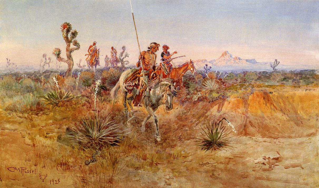 Charles Marion Russell, Western American Art - Period Prints