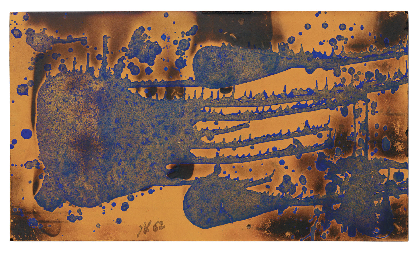 Peinture de Feu Couleur by Yves Klein, Poster print