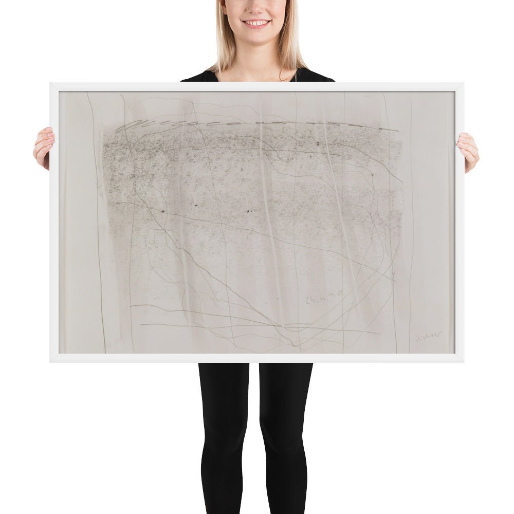 24.4.90 by Gerhard Richter, Framed poster