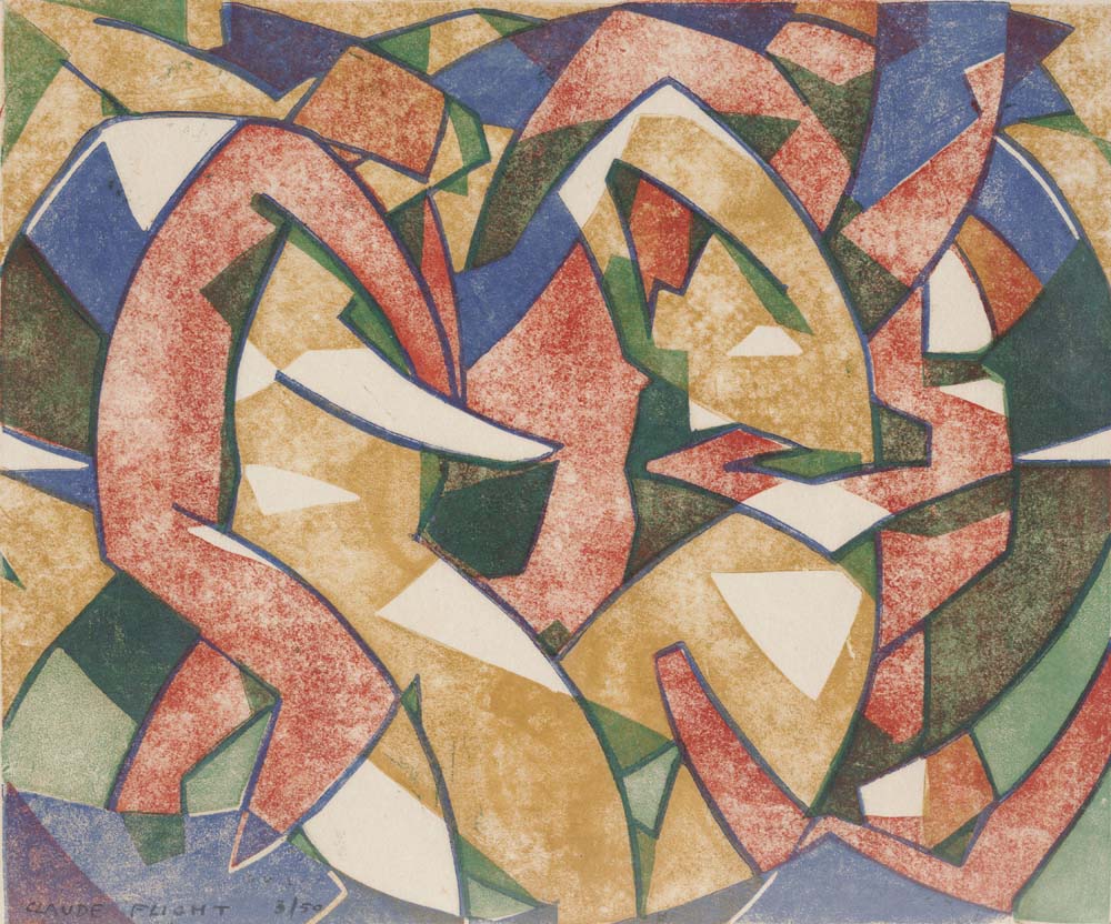 Claude Flight - Summer, modernist poster print A2 poster print