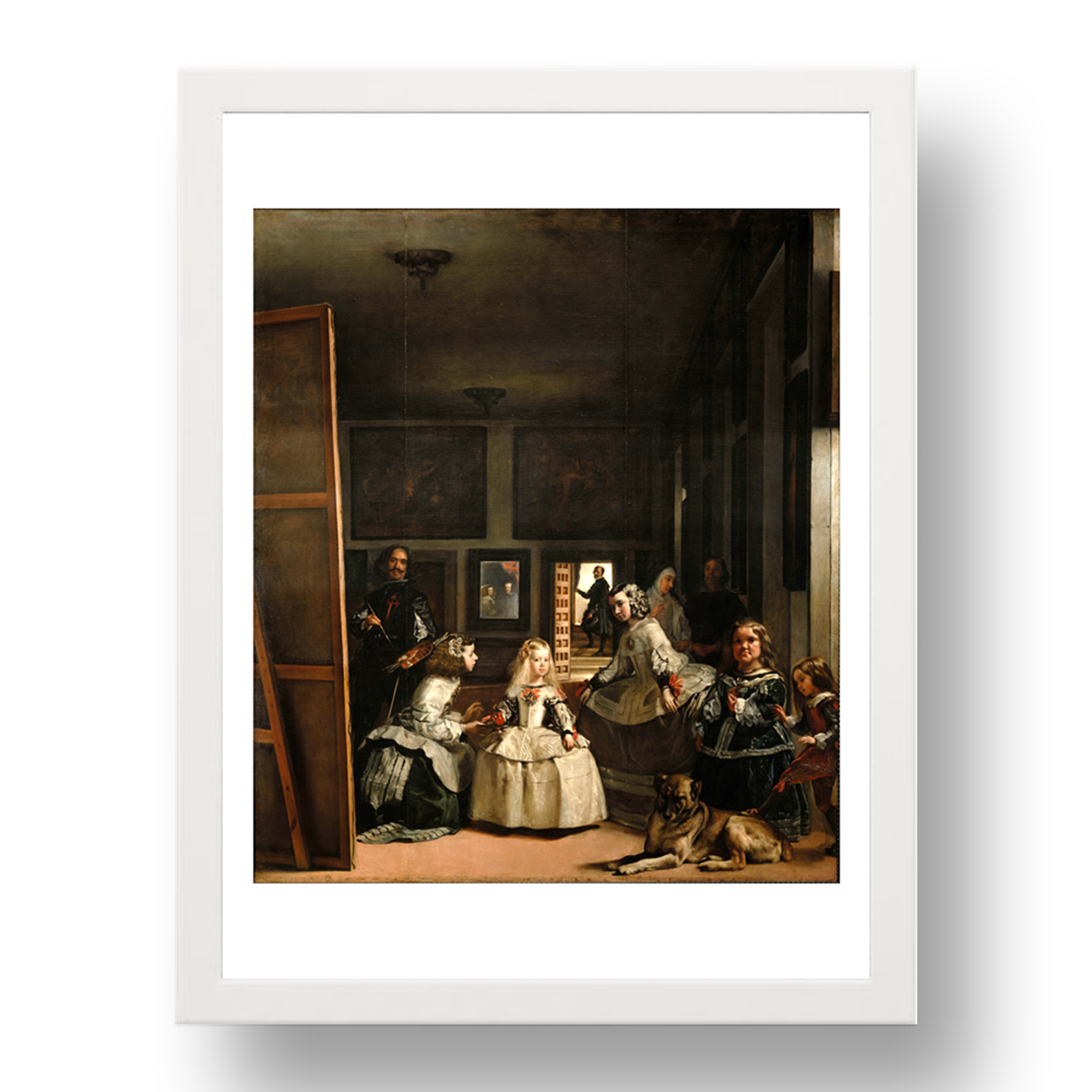 Las Meninas (The Maids of Honour), vintage artwork by Diego Velázquez, vintage art, Poster Print