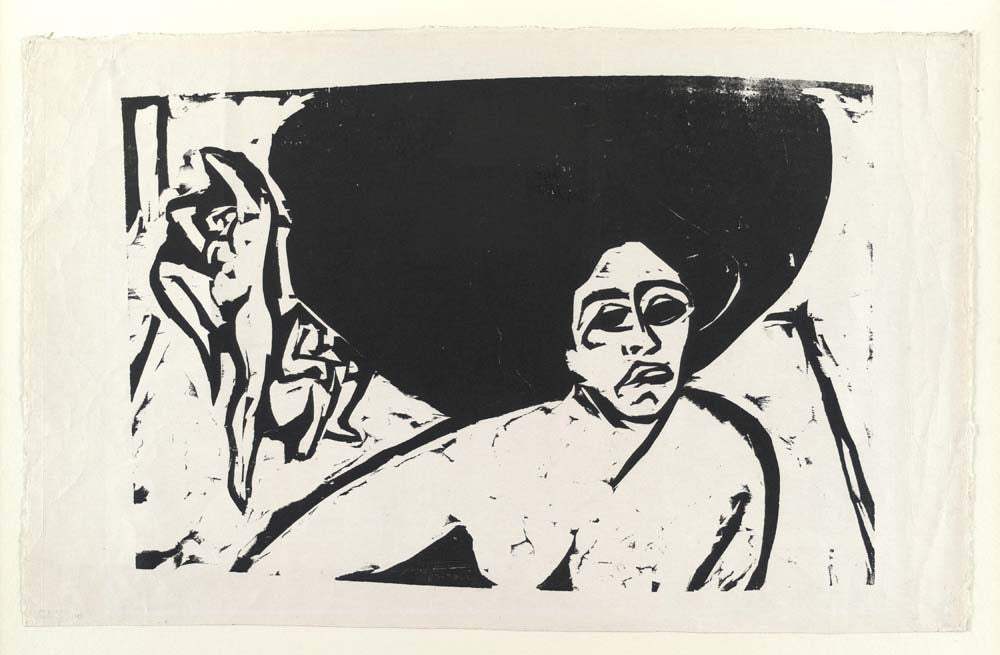 Ernst Ludwig Kirchner - Nude Dancers, modernist poster print A2 poster print