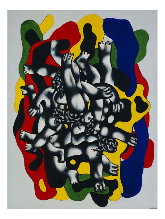 Fernand Léger - The Divers, modernist poster print