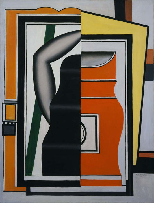Fernand Léger - The Mirror, modernist poster print
