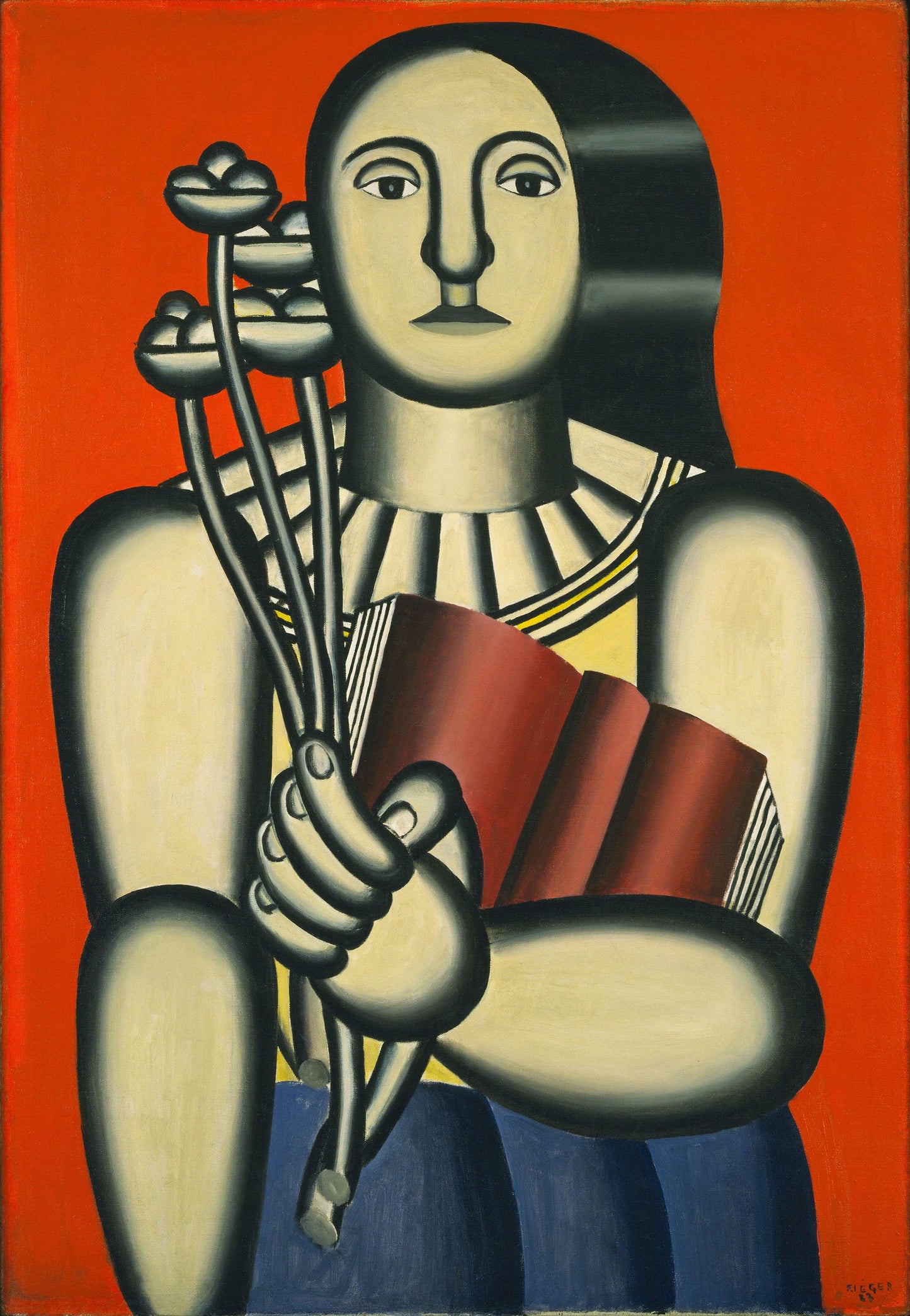 Woman with a Book by Fernand Léger