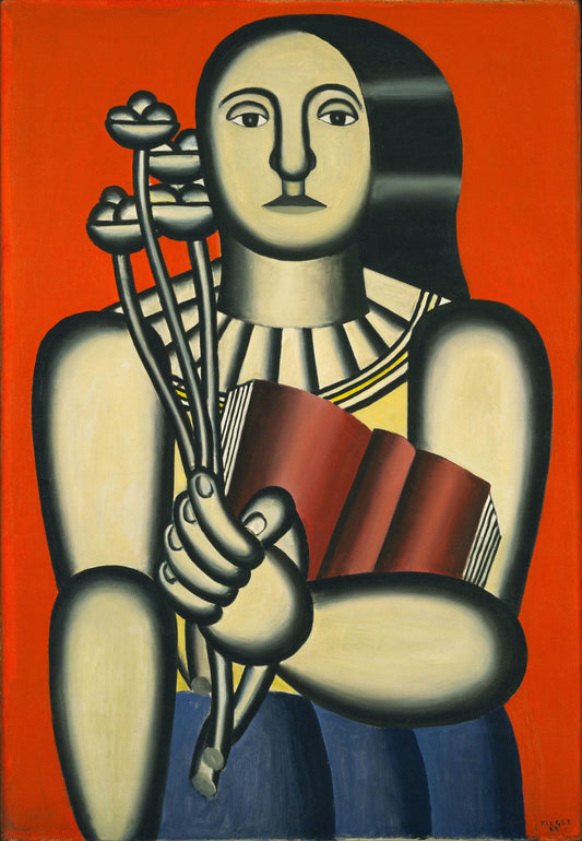 Woman with a Book by Fernand Léger