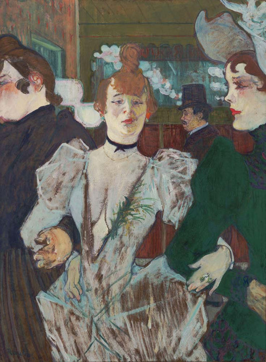 Henri de Toulouse-Lautrec - La Goulue at the Moulin Rouge, modernist poster print A2 poster print